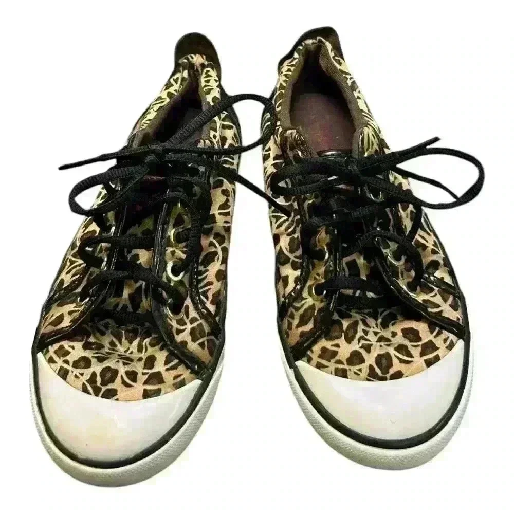 COACH Barrett Cheetah Print sneakers Size 6 B Women pre-loved good condition - Picture 3 of 12